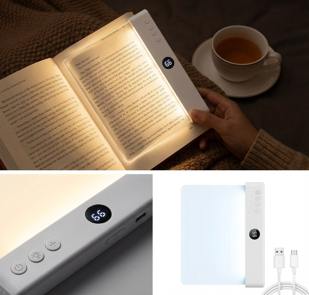 QuietGlow™ Panel con brillo ajustable