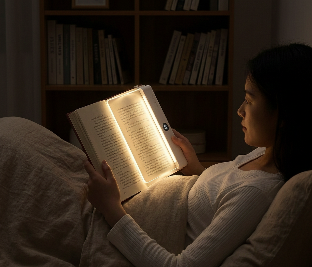 QuietGlow™ Panel con brillo ajustable